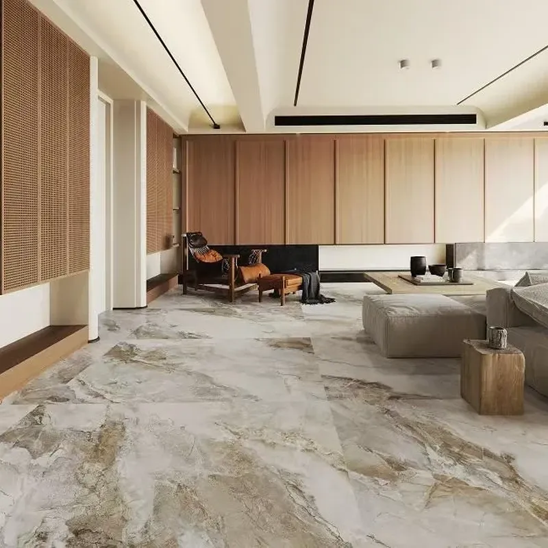 Product visual display with Oceano ceramic tiles products